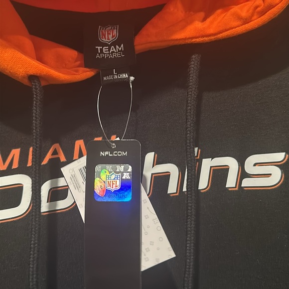 NFL TEAM APPAREL MIAMI Dolphins Men’s Large New with Tags - Picture 4 of 6
